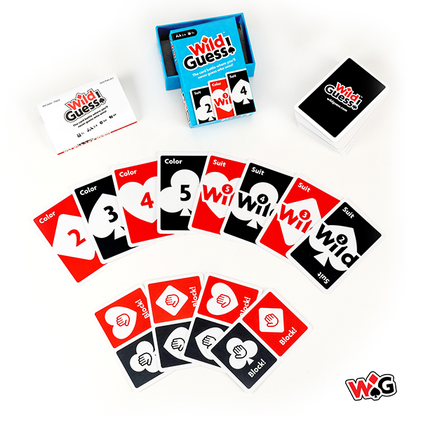 Wild Guess! – Insanely Competitive, Fast-Paced Card Game for 2 to 4 Players – Guess, Pass & Block Your Way to Victory – Fun for Friends, Families and Game Night – Ages 10+