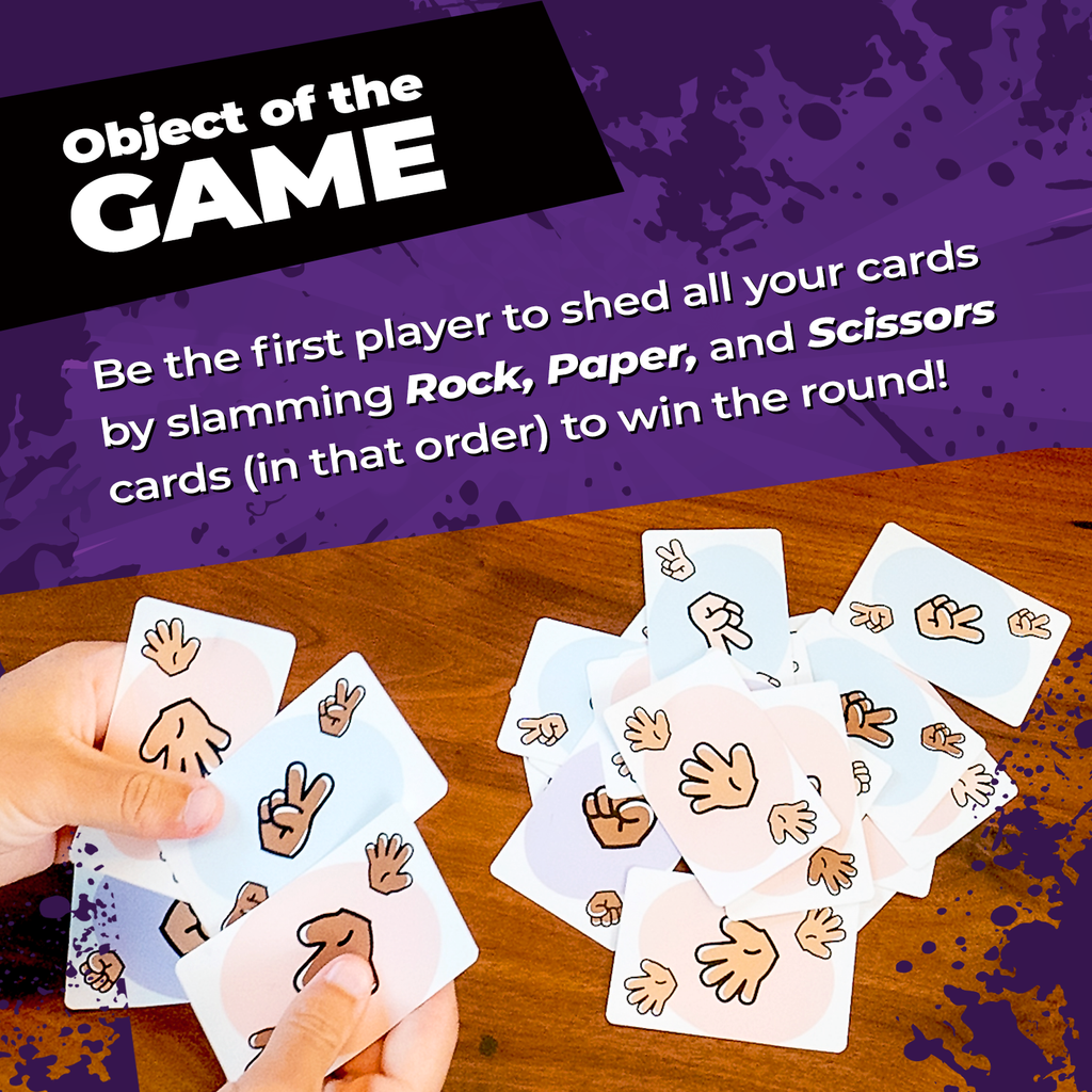 Throw Hands – The Absurdly Fast and Absolutely Chaotic Card-Shedding Game for 2 to 8 Players – 60 Second Card Game for Friends, Families, and Game Night – Ages 7+
