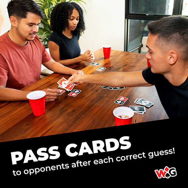 Wild Guess! – Insanely Competitive, Fast-Paced Card Game for 2 to 4 Players – Guess, Pass & Block Your Way to Victory – Fun for Friends, Families and Game Night – Ages 10+