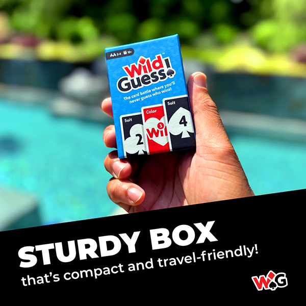 Wild Guess! – Insanely Competitive, Fast-Paced Card Game for 2 to 4 Players – Guess, Pass & Block Your Way to Victory – Fun for Friends, Families and Game Night – Ages 10+